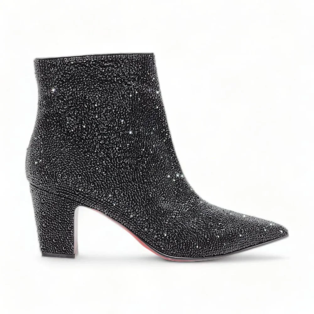 Christian Louboutin Aiglissima 80 Leather Ankle Boots - Picture 3 of 10